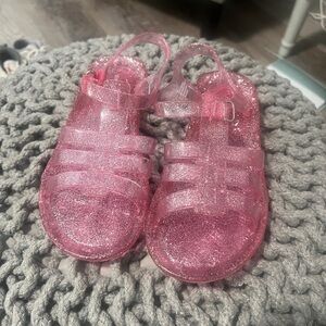 Super Cute Pink Jelly Sandals